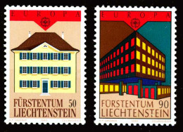 LIECHTENSTEIN 1990 Nr 984-985 Postfrisch SA18C1E - Nuevos