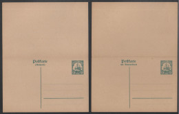 MARSHALL INSELN /1917 # P17 DOPPEL GSK - ENTIER POSTAL DOUBLE (ref 7460) - Marshall Islands