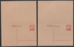 MARSHALL INSELN /1917 # P18 DOPPEL GSK - ENTIER POSTAL DOUBLE (ref 7460) - Marshall