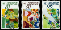 LIECHTENSTEIN 1988 Nr 939-941 Gestempelt SB49EBA - Usados