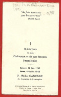 Image Religieuse Lormoy (Saint-Michel-sur-Orge 91) Esnes (59) Ordination De P. Michel Canonne 2scans 1943 - Imágenes Religiosas