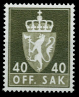 NORWEGEN DIENST Nr 87y Postfrisch S035066 - Servizio