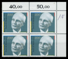 BRD 1991 Nr 1494 Postfrisch VIERERBLOCK ECKE-ORE X76CD46 - Unused Stamps