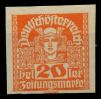 ÖSTERREICH 1920 21 ZEITUNGSMARKEN Nr 303x Postfrisch X7A88E6 - Dagbladen