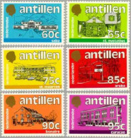 Ned Antillen 1984 Queen Juliana And Various Sites NVPH 782-787, MNH** Postfris - Curaçao, Nederlandse Antillen, Aruba
