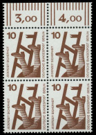 BERLIN DS UNFALLV Nr 403 Postfrisch VIERERBLOCK ORA X818EDE - Unused Stamps