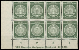 DDR DIENST HAMMER ZIRKEL Nr 37yBY DV Postfrisch SO ECKE X820A4E - Andere & Zonder Classificatie