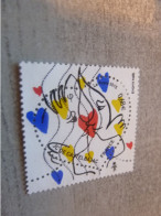 Coeur Saint-Valentin De Jean-Charles De Castelbajac - 0.68 € - Yt 4924 - Multicolore - Oblitéré - Année 2015 - - 2010-.. Matasellados