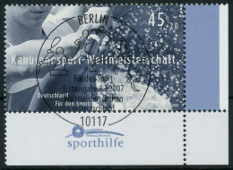 BRD 2007 Nr 2585 ESST Zentrisch Gestempelt ECKE-URE X84A55E - Used Stamps