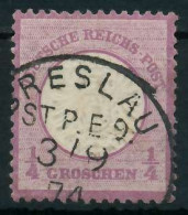D-REICH BRUSTSCHILDE Nr 16 Gestempelt X895EE6 - Used Stamps