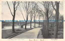 R133935 Trent Bridge. From Lovers Walk. Nottingham. Stewart And Woolf. 1904 - Mundo