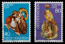 LIECHTENSTEIN 1976 Nr 642-643 Gestempelt X0456AE - Gebraucht