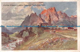 R133942 Cortina D Ampezzo Gegen Pagagnon. Dolomiten. Tirol. John F. Amonn - Mundo