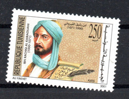 2001 - Tunisia -Tunisie -  Tunisian Famous-Tunisiens Célèbres - Ibn Rachiq Al Kayrawani - Tradional Clothes - 1v.MNH** - Kostüme