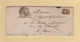 Amplepuis - 68 - Rhone - 1848 - PP Port Paye - Courrier De St Just D Avray - 1801-1848: Precursors XIX
