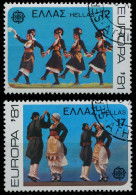 GRIECHENLAND 1981 Nr 1445-1446 Gestempelt X5A9C02 - Usados