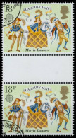 GROSSBRITANNIEN 1981 Nr 868ZS Gestempelt ZW-STEG PAAR X5A9CD6 - Used Stamps
