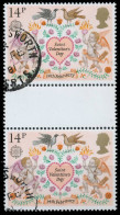 GROSSBRITANNIEN 1981 Nr 867ZS Gestempelt ZW-STEG PAAR X5A9CDA - Used Stamps