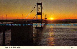 R133439 Sunset On The Severn Bridge. Harvey Barton - Monde