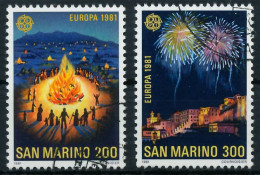 SAN MARINO 1981 Nr 1225-1226 Gestempelt X5AA09A - Used Stamps