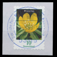 BRD BUND DS BLUMEN Nr 3430 Zentrisch Gestempelt Briefstück X5CA44E - Used Stamps