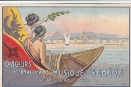 Genève , Concours De Musique 1909 - Genève