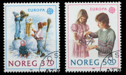 NORWEGEN 1989 Nr 1019-1020 Gestempelt X5CEFB2 - Used Stamps