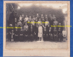 Photo Ancienne Début XXe - SANCOINS - Beau Portrait De Mariage , Homme , Enfant , Femme Avec Coiffe - Henri Michaud - Personnes Anonymes