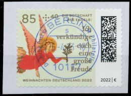 BRD BUND 2022 Nr 3729 Zentrisch Gestempelt Briefstück X5EF422 - Used Stamps