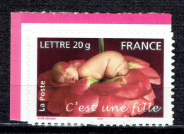 Timbre De Naissances : "C'est Une Fille" - Unused Stamps