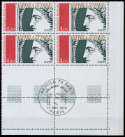 FRANKREICH 1975 Nr 1919L Postfrisch VIERERBLOCK X61EDC2 - Ongebruikt