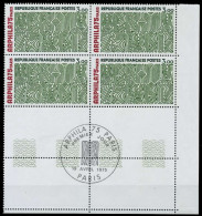 FRANKREICH 1975 Nr 1914L Postfrisch VIERERBLOCK ECKE-UR X61EDC6 - Unused Stamps
