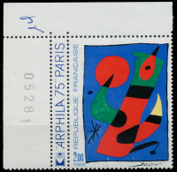 FRANKREICH 1974 Nr 1885Zfl Postfrisch ECKE-OLI X61EE6A - Ongebruikt