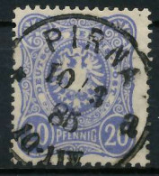 DEUTSCHES REICH 1880 88 ADLER Nr 42Ib Zentrisch Gestempelt G X63B692 - Used Stamps