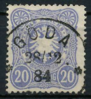 DEUTSCHES REICH 1880 88 ADLER Nr 42Ib Gestempelt Gepr. X63B68E - Used Stamps