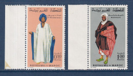 Maroc - YT N° 590 Et 593 ** - Neuf Sans Charnière - 1969 - Morocco (1956-...)