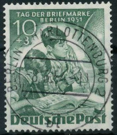 BERLIN 1951 Nr 80 Zentrisch Gestempelt X64212A - Gebraucht