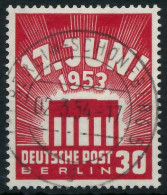 BERLIN 1953 Nr 111 Zentrisch Gestempelt X64214E - Oblitérés