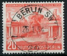 BERLIN 1954 Nr 116 Zentrisch Gestempelt X642182 - Usati