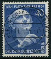 BERLIN 1955 Nr 128 Zentrisch Gestempelt X64221A - Gebraucht