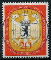 BERLIN 1955 Nr 130 Zentrisch Gestempelt X642222 - Usados