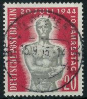 BERLIN 1954 Nr 119 Zentrisch Gestempelt X64220E - Oblitérés