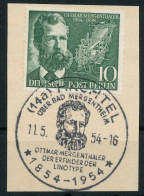 BERLIN 1954 Nr 117 ESST Zentrisch Gestempelt Briefstück X6422FA - Oblitérés