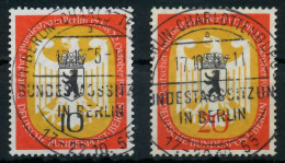 BERLIN 1955 Nr 129-130 ESST Zentrisch Gestempelt X64231E - Gebraucht