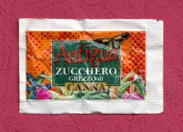 Bustina Vuota Zucchero. Empty Sugar Bag- Antigua. Zucchero Di Canna. Packed By Novarese Zuccheri. - Azúcar