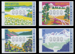 SCHWEIZ AUTOMATENMARKEN 1996 Nr 7-10 Postfrisch X668A56 - Automatic Stamps