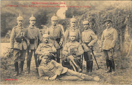 LUNÉVILLE - Groupe D'Officiers Et Sous-Officiers Allemands Sur La Terrasse Du Château - Personen