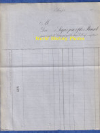 Papier Ancien à En-tête - ELBEUF - Maison LEGRIX Père & Fils & MAUREL - Vente De Drap - 1870 - Filature De Laine - 1800 – 1899