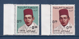 Maroc - YT N° 598 Et 599 ** - Neuf Sans Charnière - 1970 - Maroc (1956-...)