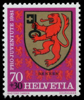SCHWEIZ PRO JUVENTUTE Nr 1212 Postfrisch S2D3F26 - Unused Stamps